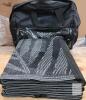 New Outdoor Reversible Plastic Camping Rug for RV , Porch ,Deck,Camper,Balcony, Backyard,Black & Gray - 6ft&times;9ft