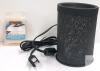 as new Black Electric Wax Melt Warmer with 6 Vanilla Wax Melts, Power Switch, Decorative Cutout Design