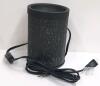as new Black Electric Wax Melt Warmer with 6 Vanilla Wax Melts, Power Switch, Decorative Cutout Design - 2