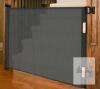 Perma Child Safety Easy Fit Retractable Baby Gate, 71" W x 41" H, Black