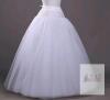 Lopsity Women's White Hoopless Petticoat, Regular, Floor-Length Elastic Waist Tulle Skirt X004NSNJ4Z - 2