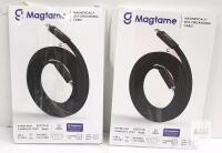2 Magtame C-C01 USB-C to USB-C Magnetic 1M Cable, 240W, 20Gbps, Braided, E-Marker Chip