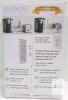 Sleek Socket 3-2XIDOWN-OVSZ-W Dual 3ft 3-Outlet Power Strip Kit, Conceals Plugs, ETL, White
