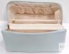 Vlando Travel Ritual Leather Jewelry Organizer, Light Blue, 12 Pouches, Velvet Lining - 2