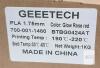 GEEETECH PLA 3D Printer Filament 1.75mm, Glow Rose Red, 1KG, &plusmn;0.02mm, Lot# BTBG0424AT - 3
