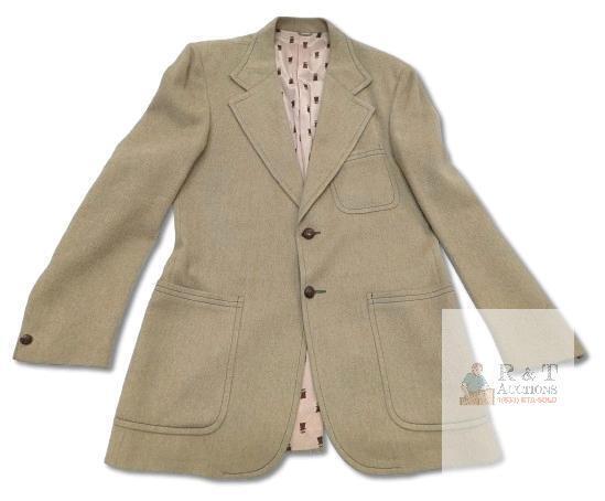 Vintage Presumed Size MED Men's Grafton-Frasier England 100% Camel Hair Blazer Sport Coat, Very Good Condition, No Odour + 3 1987 Ticket Stubs to See The Royal Canadian Air Farce (?!) At Hamilton Place