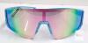 Sport Performance Shield Sunglasses with Mirrored Lenses and Wraparound Design - 2