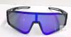 Sport Performance Shield Sunglasses with Mirrored Lenses and Wraparound Design - 3