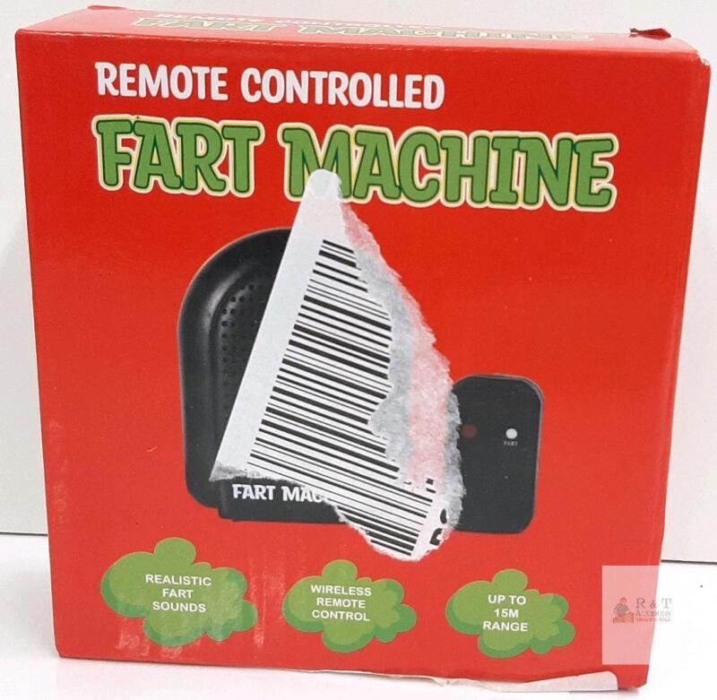 T.J. Wisemen Remote Controlled Fart Machine #2 with Boom Box Technology, 15 Realistic Sounds, 100 ft Range