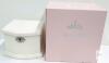 Jozen Gift White Ballerina Musical Jewelry Box with Mirror & Pink Gift Box, New