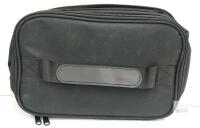 Black Multipurpose Soft Carry Case, Zippered, Handle, Approx. 11"x8"x3.5", 2 Compartments new