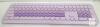 SURMEN X110 Wireless Keyboard and Mouse Combo, 2.4GHz, 110 Keys, Pastel Purple - 2