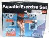 Sportneer Aquatic Exercise Set, EVA Dumbbells, Adjustable Fitness Belt & Rings, Blue, SKU Y22-82002-76