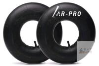 New 2-Pack AR-PRO 15x6.00-6" Inner Tubes with TR-13 Straight Valve Stem - Replacement Lawn Mower Tire Tubes with TR13 Straight Valve Stem - Suitable for Yard Tractors, Wheelbarrows, ATVs
