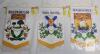East Coast Canada Banner Flags . P.E.I , Nova Scotia & New Brunswick . Banners measure 8.5"&times;11" - 2