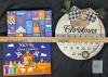 Nativity Advent Calendar with Figurines and Christmas Countdown Wooden Disk 12" Farmhouse Decor - 2
