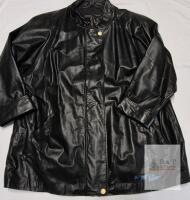 Women's sz 26/28 Leather Coat