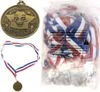 New 30 Pcs Kindergarten Graduation Medals for Kids 2'' Preschool Graduation Award Medallion with Neck Ribbon Congrats Kids Graduation Gifts for Student Graduation Party Favor Supplies