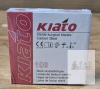 100pcs New KIATO No.20 Sterile Swedish Carbon Steel Cutting Edge Ultra Thin Sharp Blades. FOR CRAFTING ONLY [EXP 09/2024)