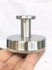 New 2-Piece Stainless Steel Suction Cup Hooks for Bathroom Shower Mirror Strong Holding Action On Smooth Surfaces (Brushed Nickel) - 2