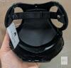 New Small-Size Dog Motorcycle Helmet With Mirrored Visor, Padded Inside, Ear Holes & Chin Strap - 4
