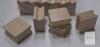 Uxcell 10-Pack 25x25mm Wooden Rubber Stamp Blocks with Grooved Sides
