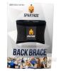 SZ LARGE Sparthos Back Brace, Lower Back Support, Adjustable Velcro, Removable Lumbar Pad, Black