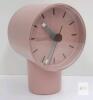 IKEA BONDTOLVAN Table Alarm Clock, Pale Pink, Quartz Movement, 4.72 in (12 cm) Height WORKING