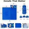 New JOIEDOMI Toddler Nap Mat with Pillow & Blanket - 55''*30'' for Kids Ages 3-7 Years - Roll Up Nap Mat for Preschool - Soft Kids Sleeping Mat - for Boys Girls Kindergarten Daycare Sleepover&hellip; - 2