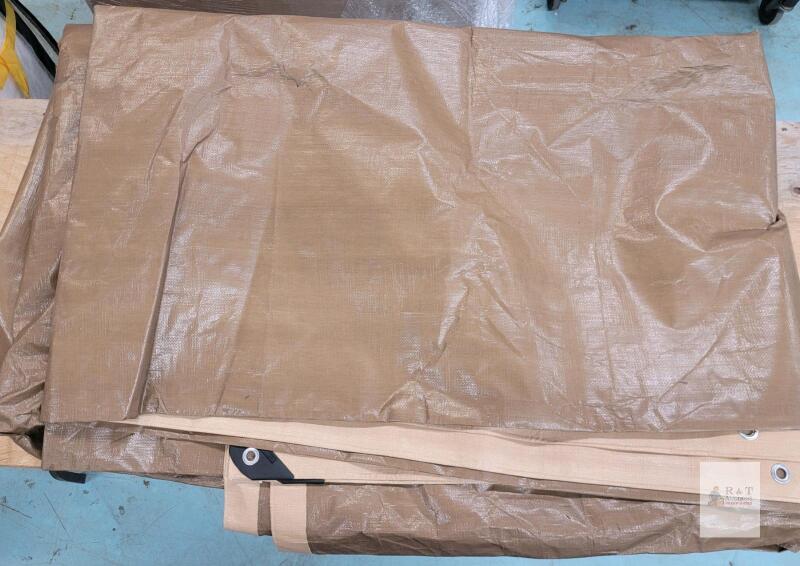 Guard Shield 20ft&times;20ft Brown / Beige Tarp