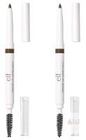 New E.l.f. Instant Lift Brow Pencil, Dual-Ended Precision Brow Pencils For Shaping & Defining Eyebrows, Vegan & Cruelty-Free, Neutral Brown, 2-Pack