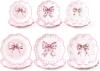 New R HORSE 60 Pack Pink Bows & Evergreen Trees Ultra Cute Disposable Paper Plates - 9&rdquo; and 7&rdquo;