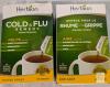 2 Herbion Naturals Cold & Flu Remedy Herbal Granules, 10 Sachets, Natural Lemon Flavor, NPN 80031847