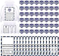 New Huquary 50 Sets National Police Week Law Enforcement Appreciation Day Gifts Bulk Honor The Men and Women of Law Enforcement Souvenir Badges Pins Correctional Officer Gifts : Pin Badges, Cards & Organza Bags