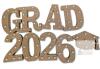 New VIHOSE 9 Pcs Plyboard 3D Light-Up Letters & Graduation Cap, Up To 7.8" Tall, Battery-Powered, Mix & Rearrange
