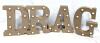 New VIHOSE 9 Pcs Plyboard 3D Light-Up Letters & Graduation Cap, Up To 7.8" Tall, Battery-Powered, Mix & Rearrange - 3