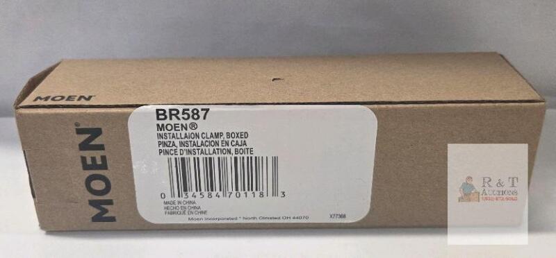 Moen BR587 Installation Clamp &ndash; Steel, Zinc-Plated, Valve Mounting, X7T368
