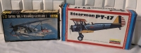 2 Model Plane Kits - Heller and Lindberg.