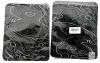 4 New Mouse Pads / Mouse Mats 8.25" &times; 10.5" Each, 2&times; Black, 2&times; Topographical ( 2 Packs of 2) - 2