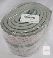 Baby Proofing Wall Corner Protector, Model W-15-12-grey, 6.56 ft Length, Grey Foam