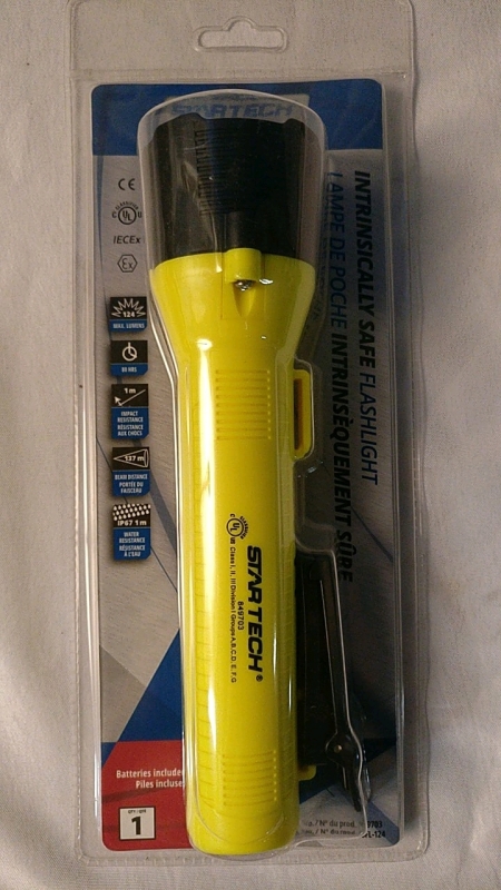 New Startech Intrinsically Safe Flashlight - 849703