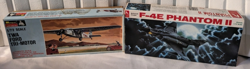 2 Model Planes - Monogram and McDonnell Douglass.