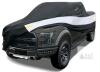 Tirol T28316L Extra Large Pickup Truck Cover, 243" x 80" x 69", Waterproof, UV-Resistant, Black with Reflective Strips