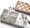 A&A Chess Art Magnetic Folding Wooden Chess Set, 15.5" Board, Internal Storage & Travel Pouch - 2