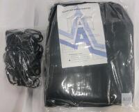 12' x 12' Black Gazebo Mosquito Netting with Four Zippered Entrances
