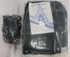 12' x 12' Black Gazebo Mosquito Netting with Four Zippered Entrances