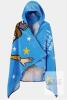 new Toy Story Hooded Blanket Poncho by Character.com, 100% Cotton, One Size, Woody & Buzz Design - 2