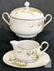 NORITAKE Ireland Edenberry 2772 Pattern Soup Tureen With Lid & Gravy Boat With Underplate, Up To 7.5" Tall No Chips or Cracks - 2