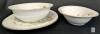 NORITAKE Ireland Edenberry 2772 Pattern Serving Platter, Oval Serving Dish & Serving Bowl - Up To 13.3" &times; 11" No Chips or Cracks - 3