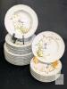 NORITAKE Ireland Edenberry 2772 Pattern : 8&times; Salad Plates 8.25", 7&times; Soup Bowls 9", 8&times; Dinner Plates 10.5", No Chips or Cracks - 2